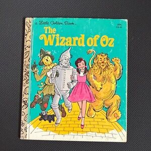 Vintage- The Wizard of Oz Kids a Little Golden Book